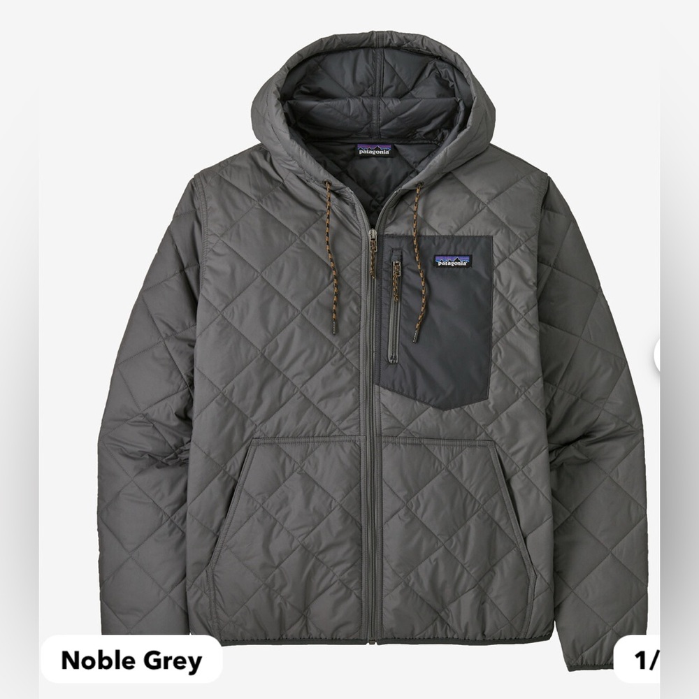 Patagonia Diamond Quilted Bomber Hoody Size L